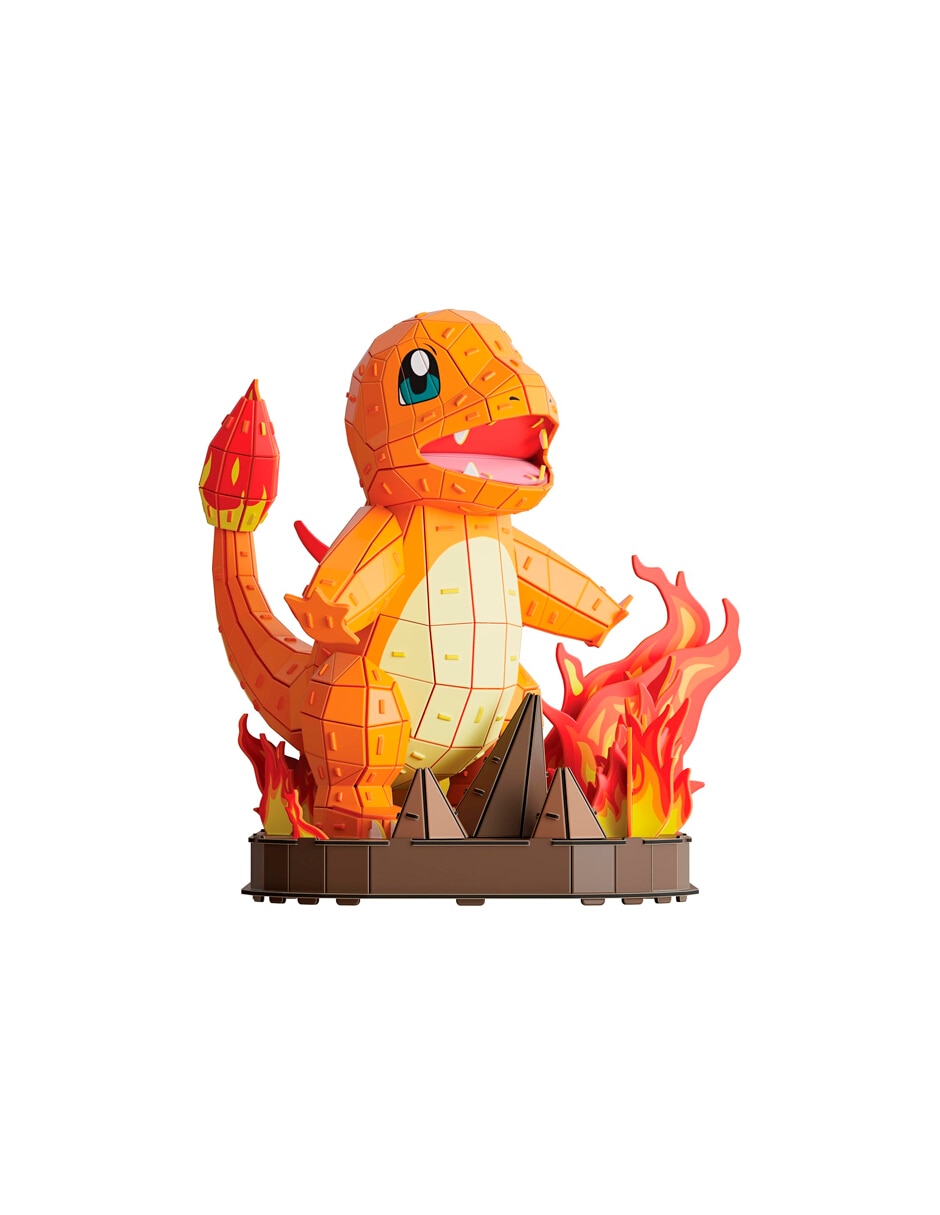 Rompecabezas 3d pokémon charmander 240 piezas