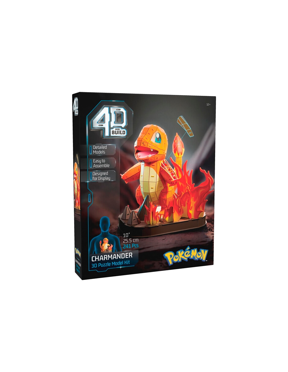 Rompecabezas 3d pokémon charmander 240 piezas