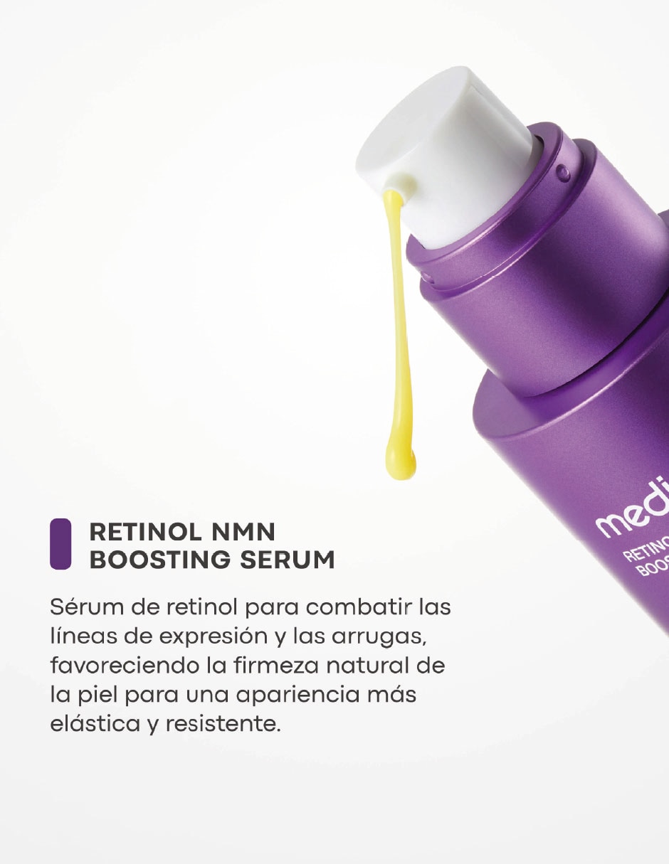 Sérum antiedad facial intensivo con Retinol y NMN todo tipo de piel 3