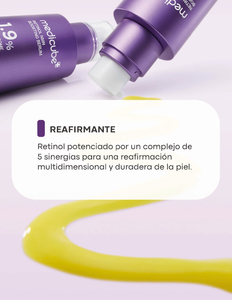 Sérum antiedad facial intensivo con Retinol y NMN todo tipo de piel 4