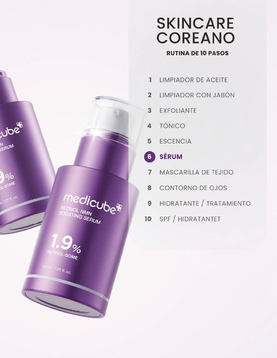Sérum antiedad facial intensivo con Retinol y NMN todo tipo de piel 5
