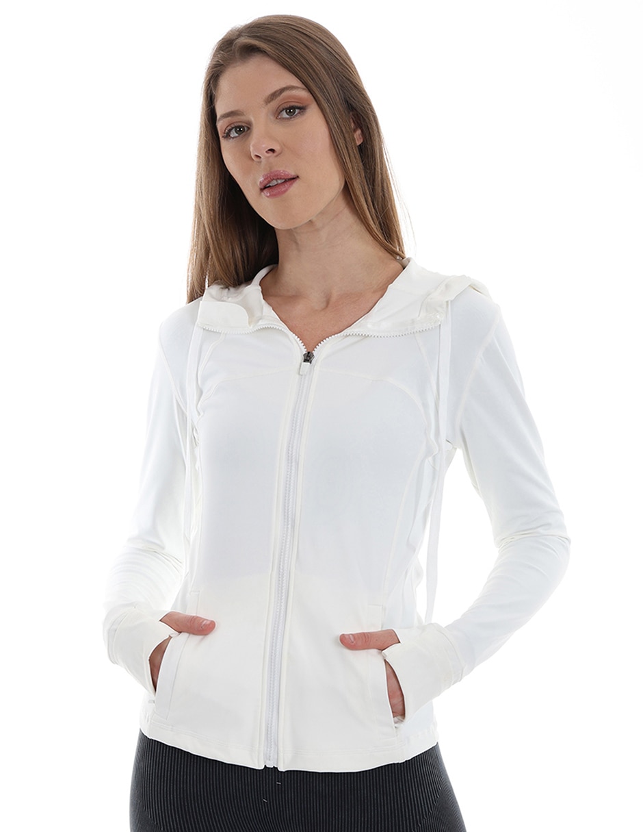 Sudadera con cierre completo para mujer