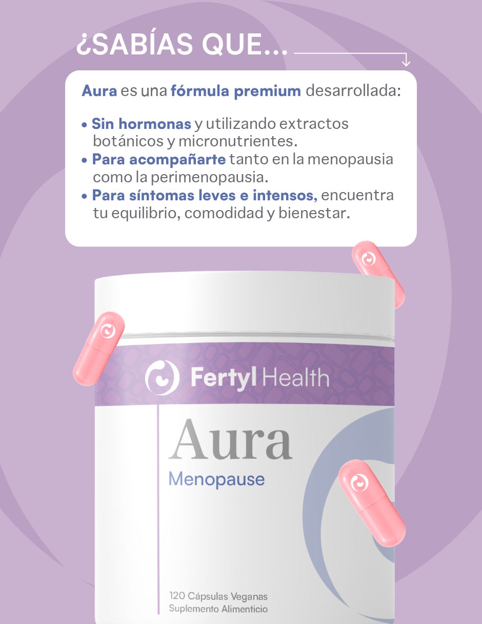 Aura Menopause con L-Teanina de 120 cápsulas 7