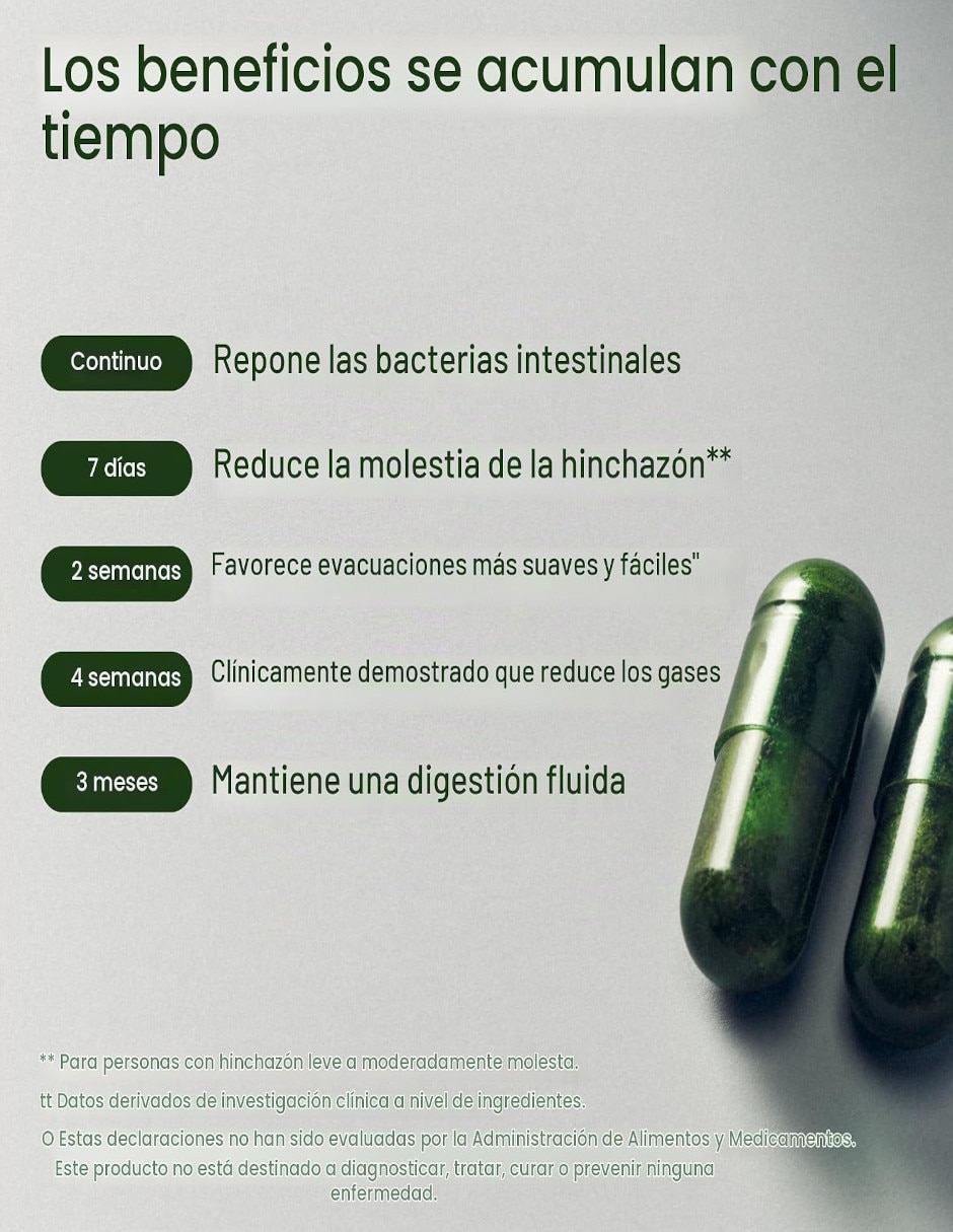 Prebiótico y probiótico Seed de 60 cápsulas