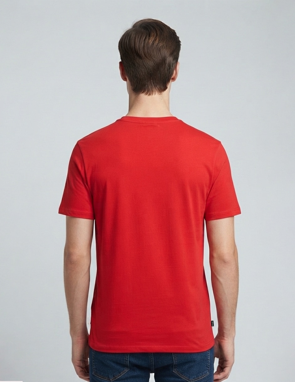 Playera super mario rojo torso mario cuello redondo para hombre 3