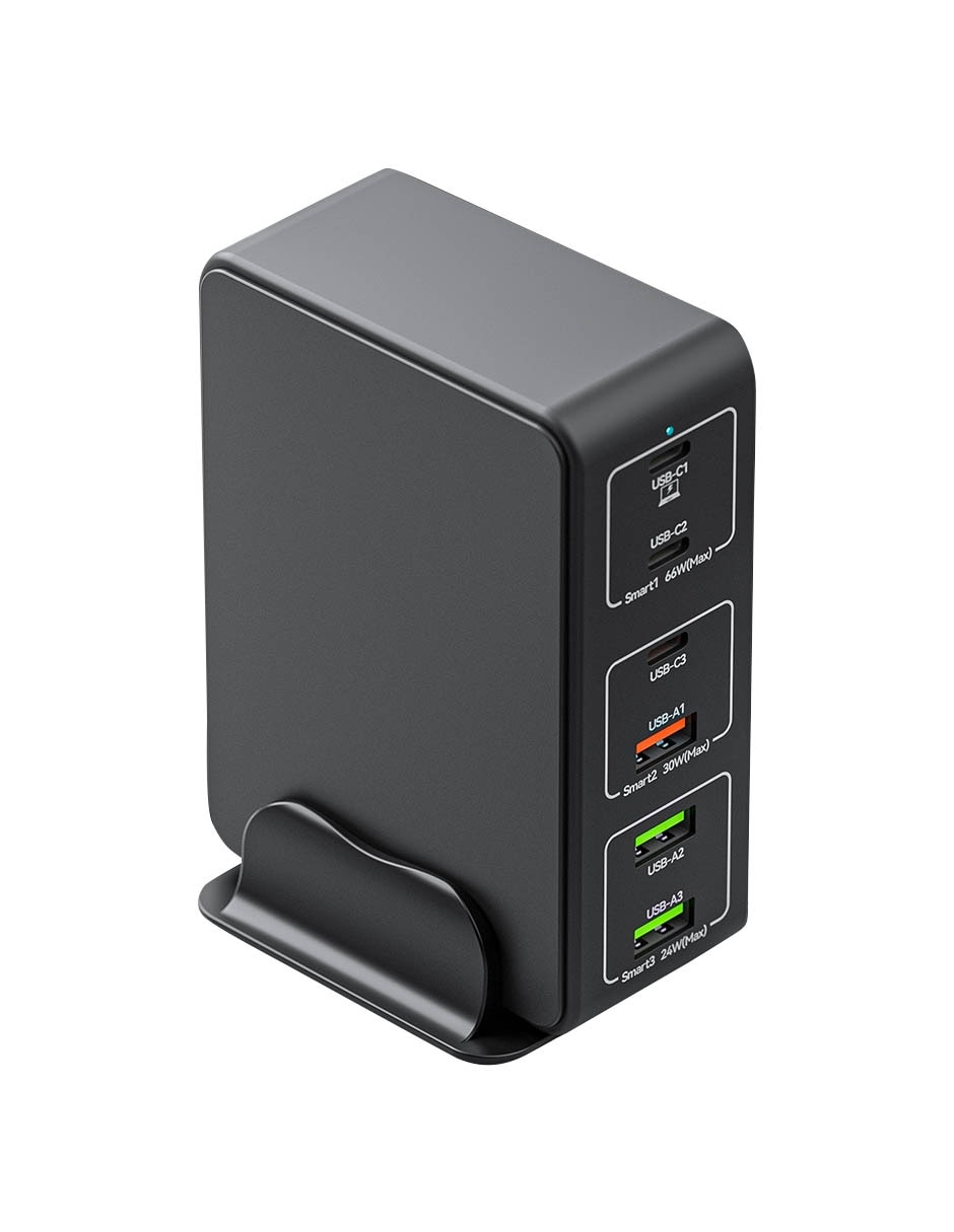 Estación de carga cr6psc-1 usb + usb tipo c 120 w 4