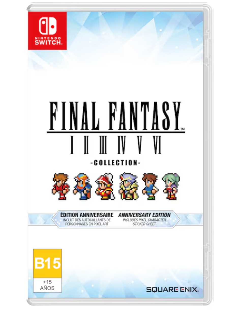 Final Fantasy I-Iv Collection Anniversary Nintendo bundle para Nintendo Switch