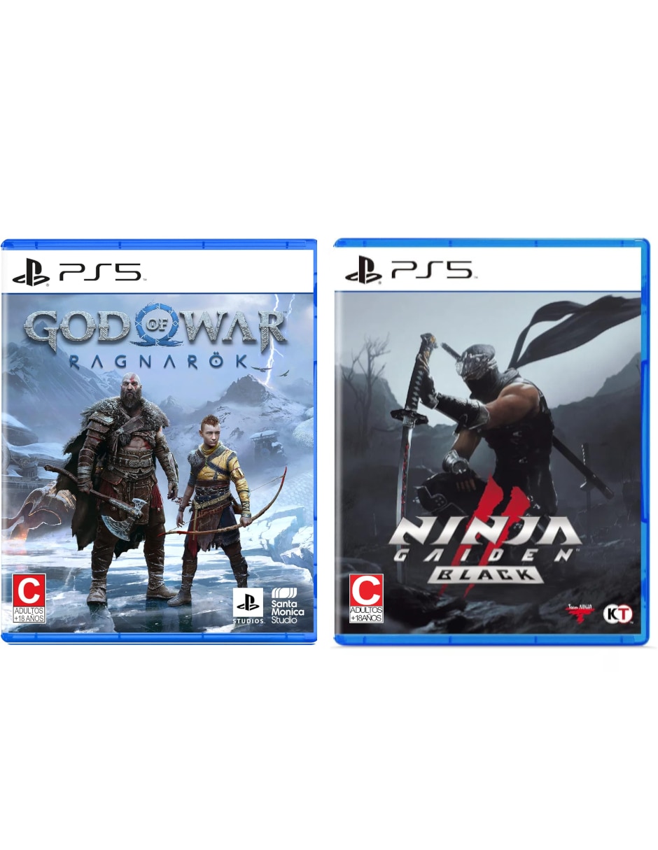 God of War Ragnarok + Ps5 Ninja Gaiden 2 Black Bundle para PS5