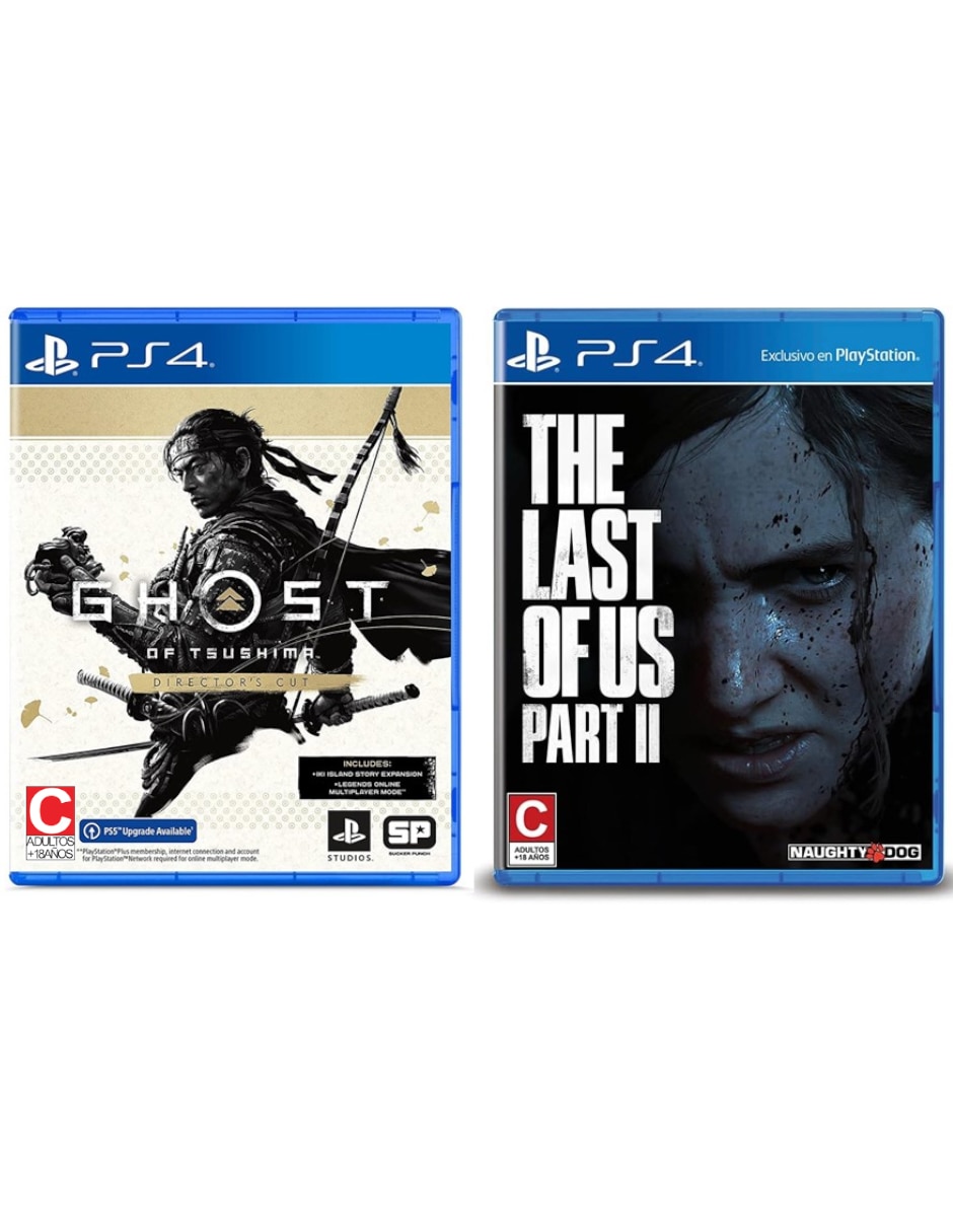 Ghost Of Tsushima Director's Cut + The Last Of Us Part 2 Bundle para PS4