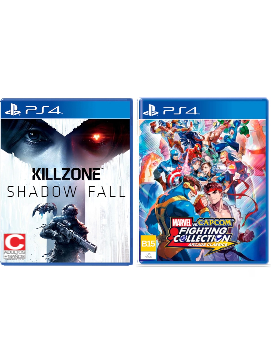 Killzone Shadow Fall Hits + Marvel Vs Capcom Fighthing Collection: Arcade Classics Bundle para PS4