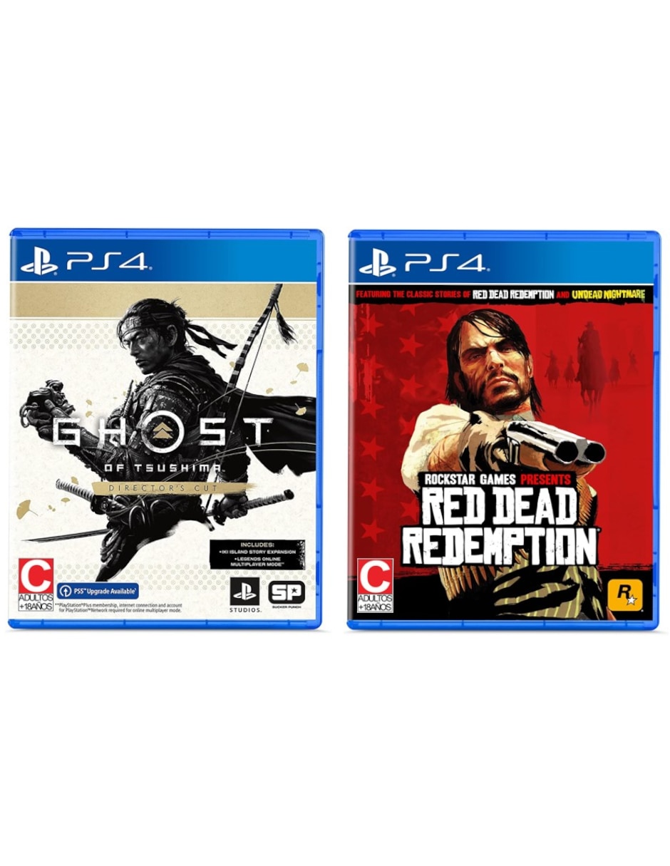 Ghost Of Tsushima Director's Cut + Red Dead Redemption Bundle para PS4 Ghost Of Tsushima Director's Cut + Red Dead Redemption Bundle para PS4