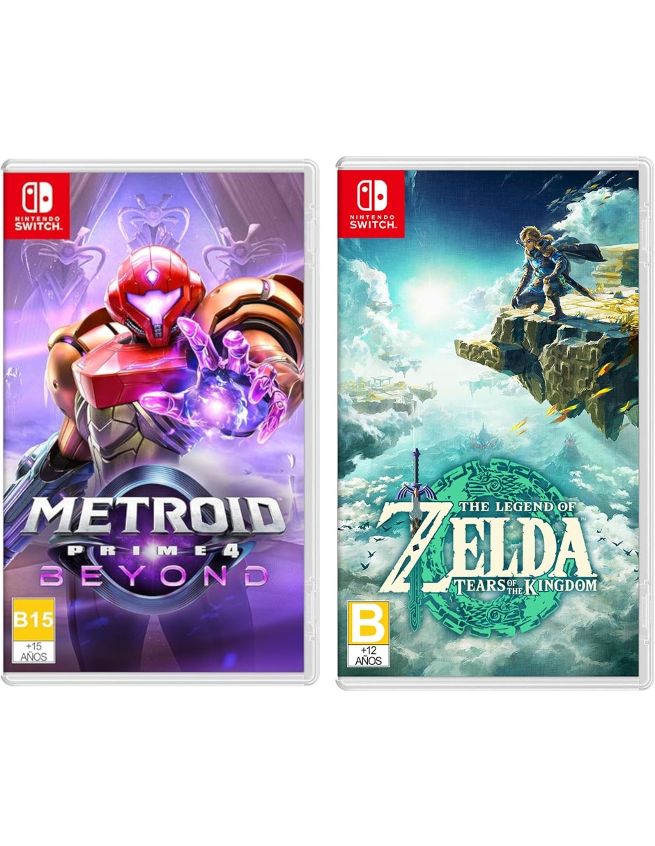 The Legend of Zelda Tears of the Kingdom + Metroid Prime 4 Beyond Bundle para Nintendo Switch