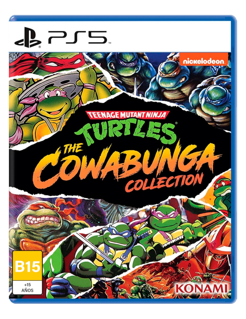 PS5 Juego Teenage Mutant Ninja Turtles: The Cowabunga Collection+ Mini Cubo Rubik Playstation Bundle para PS5