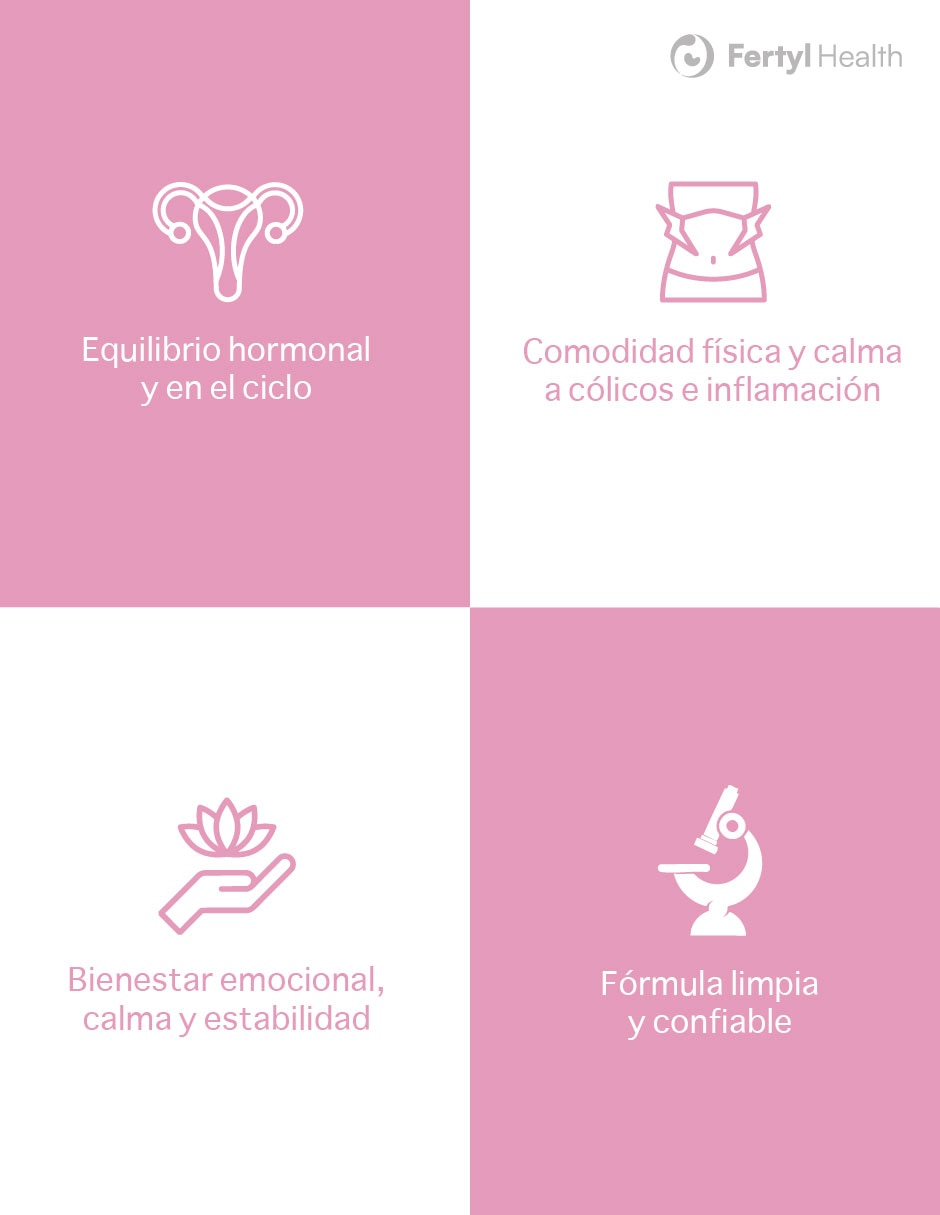 Lune PMS Support Bienestar Femenino con L-Teanina de 120 cápsulas 6
