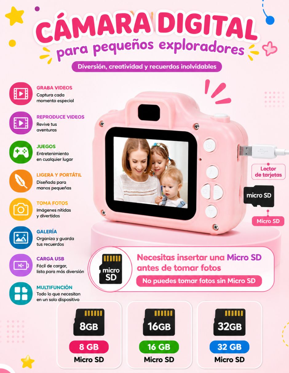 Cámara digital 1.5 megapíxeles 2