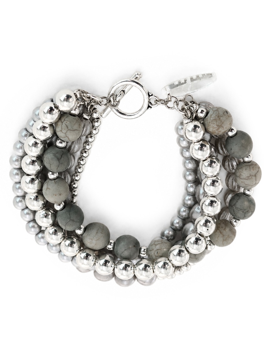 Pulsera de cerámica con cerámica boho chic acabado