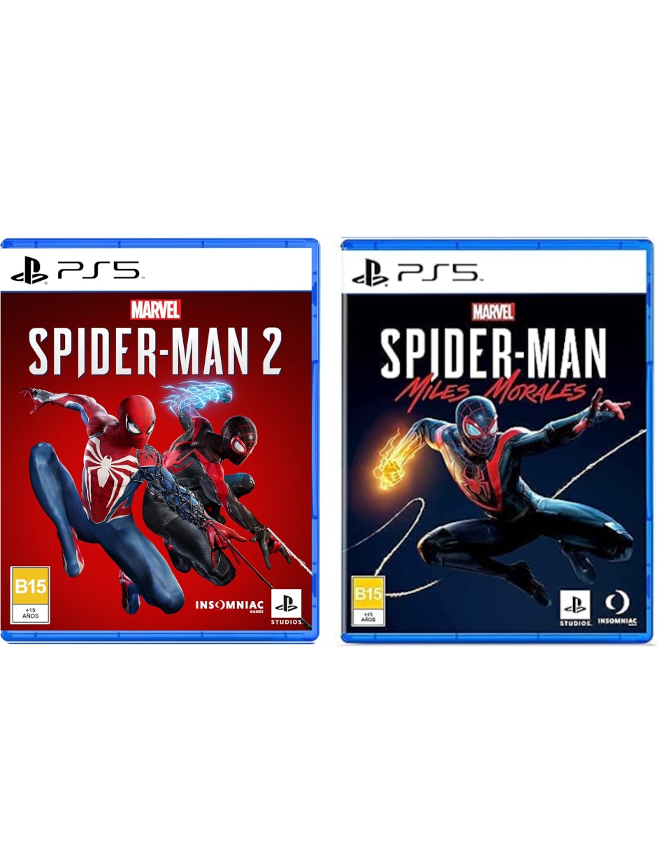 Spider-Man 2 Standard Edition + Spider-Man Miles Morales PlayStation Bundle para PS5