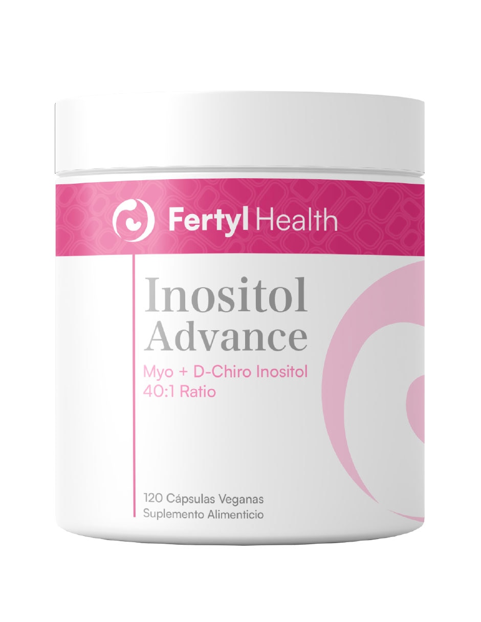 Inositol Advance Bienestar Femenino 40:1 Fertyl Health con Myo-inositol y D-chiro inositol de 120 cápsulas