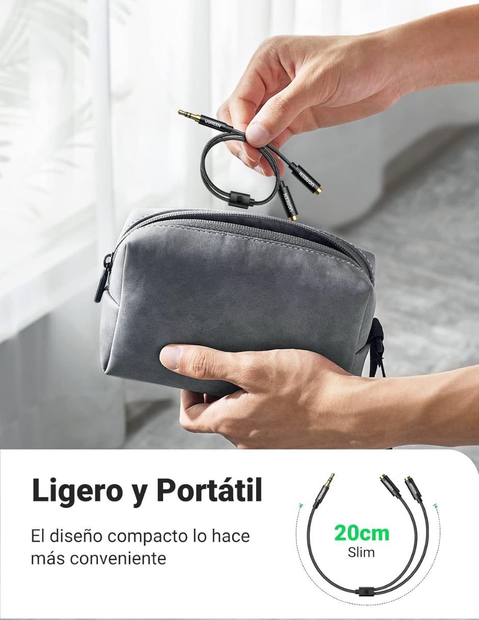 Cable auxiliar 3.5 mm Ugren de 90 cm 6