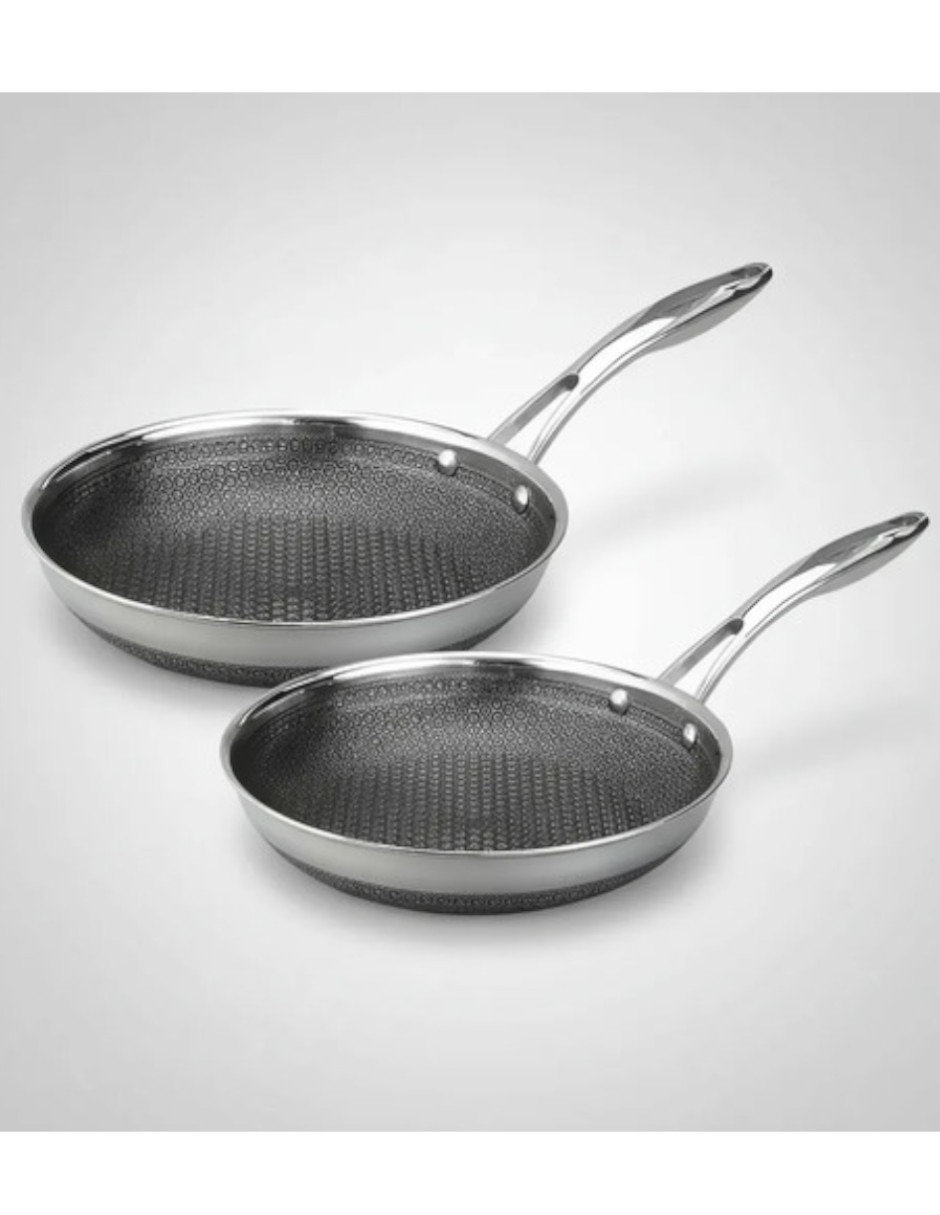 Set de sartenes de metal y aluminio 2 piezas 4