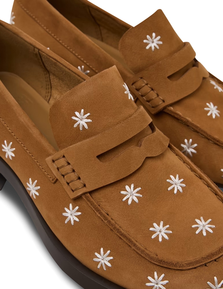 Mocasín Donna de piel para mujer 5