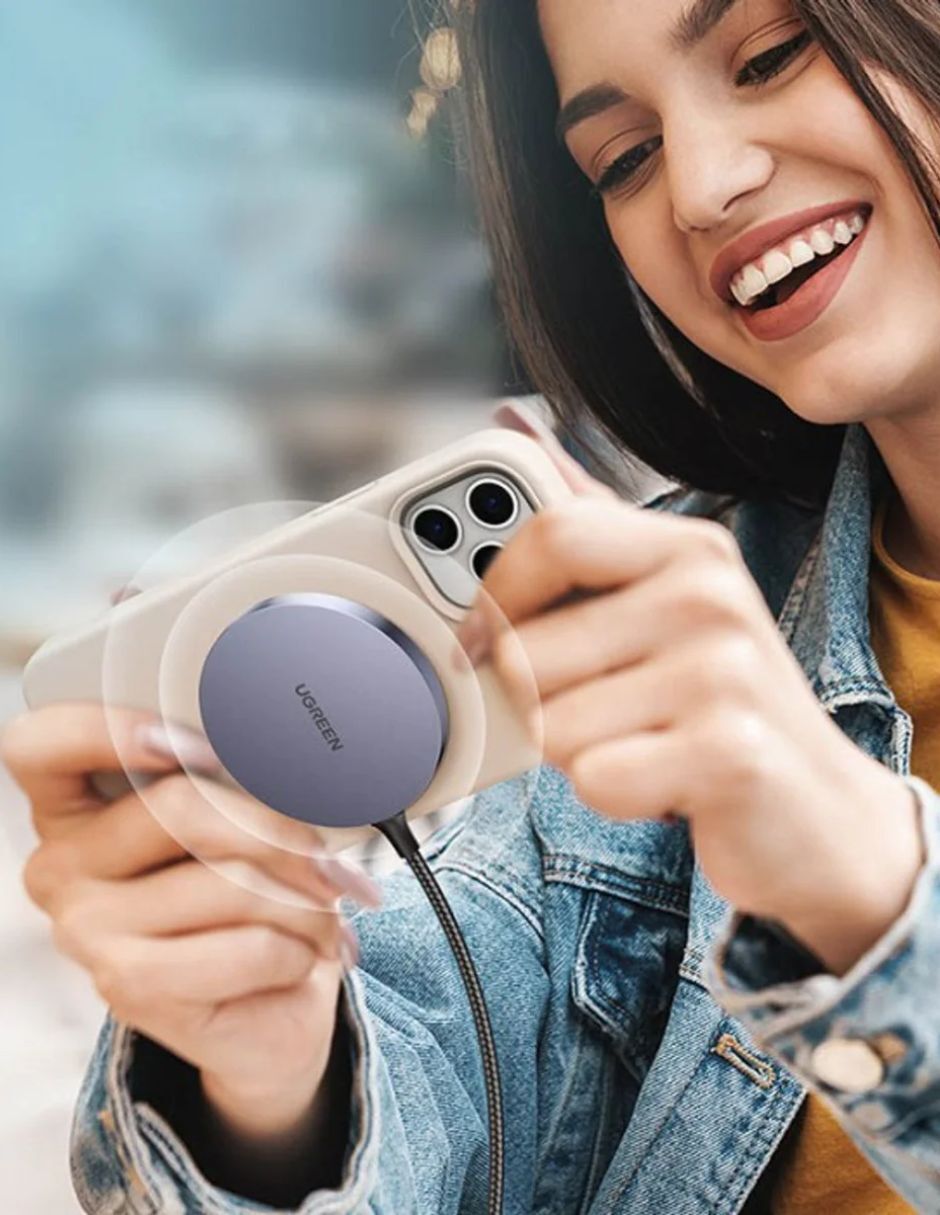 Cargador inalámbrico USB tipo C 15 W 5
