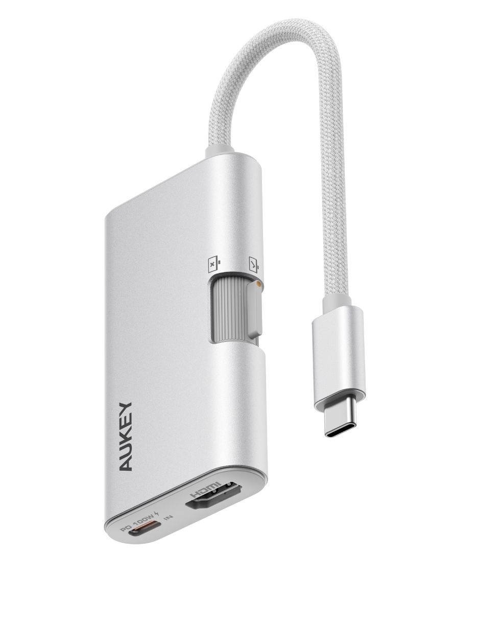 Adaptador multipuertos aukey