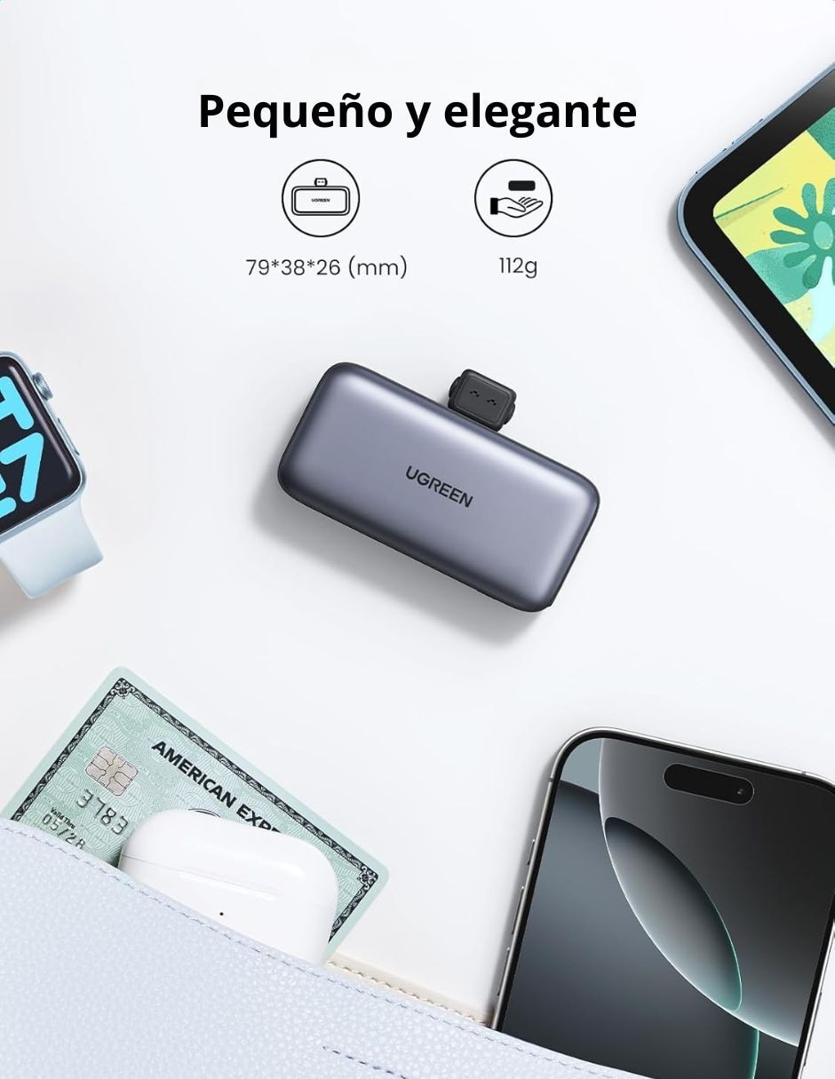 Batería portátil 5000 mah 3