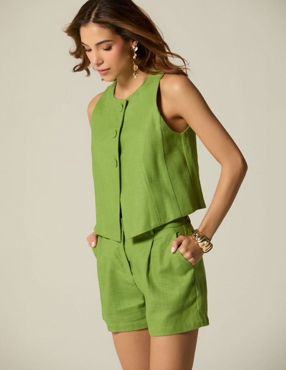 Blusa sin manga para mujer 3