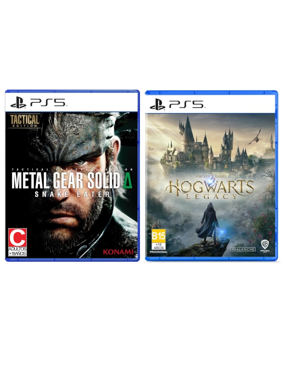 Metal Gear Solid: Snake Eater + Hogwarts Legacy Bundle Bundle para PS5 Metal Gear Solid: Snake Eater + Hogwarts Legacy Bundle Bundle para PS5