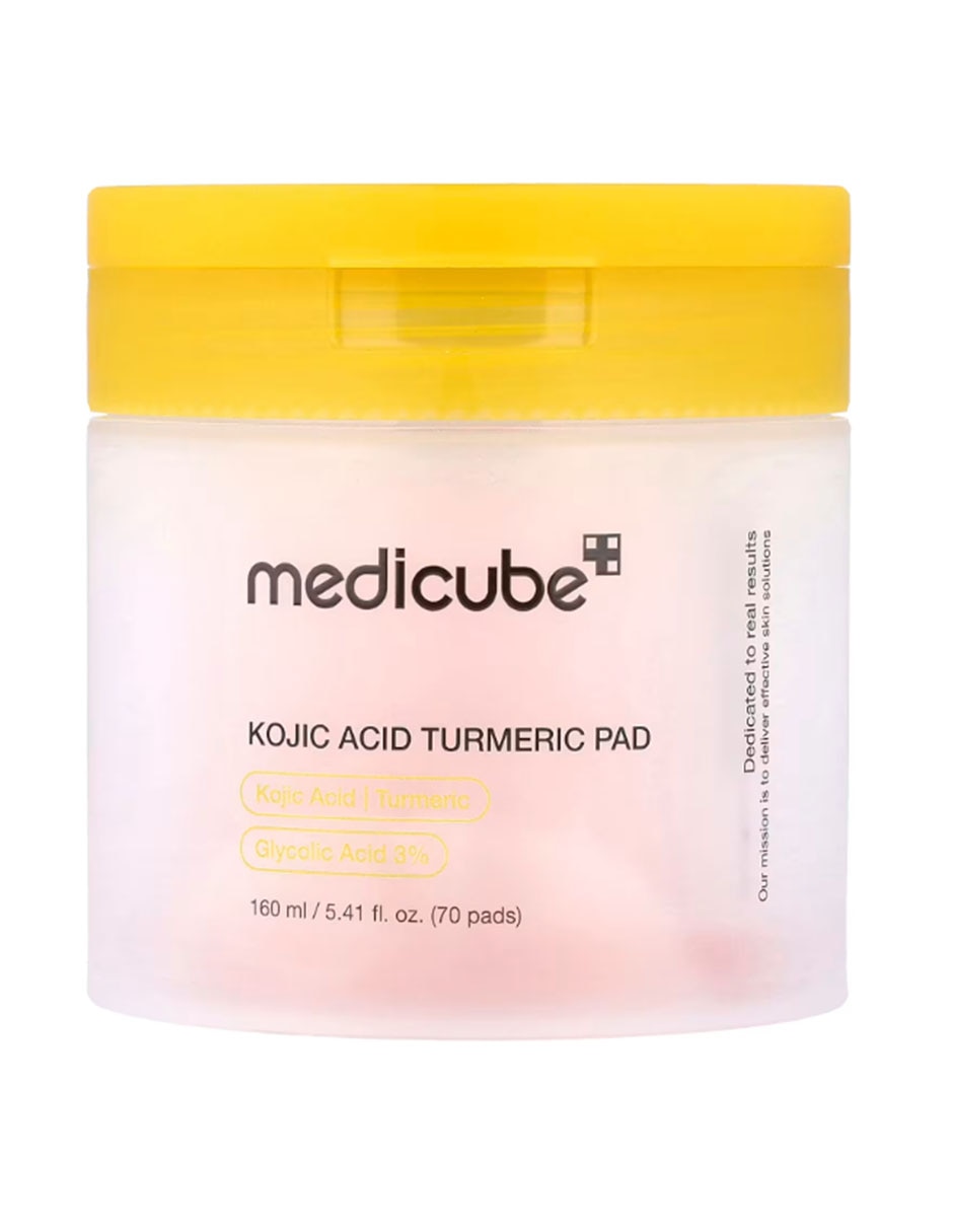 Exfoliante facial almohadillas de ácido kójico y cúrcuma 70 almohadillas para piel