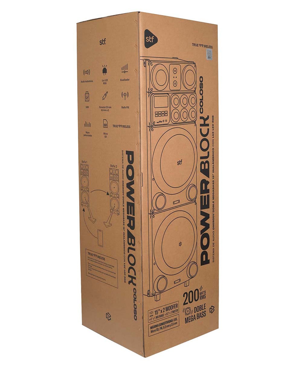 Bocina coloso bluetooth 8