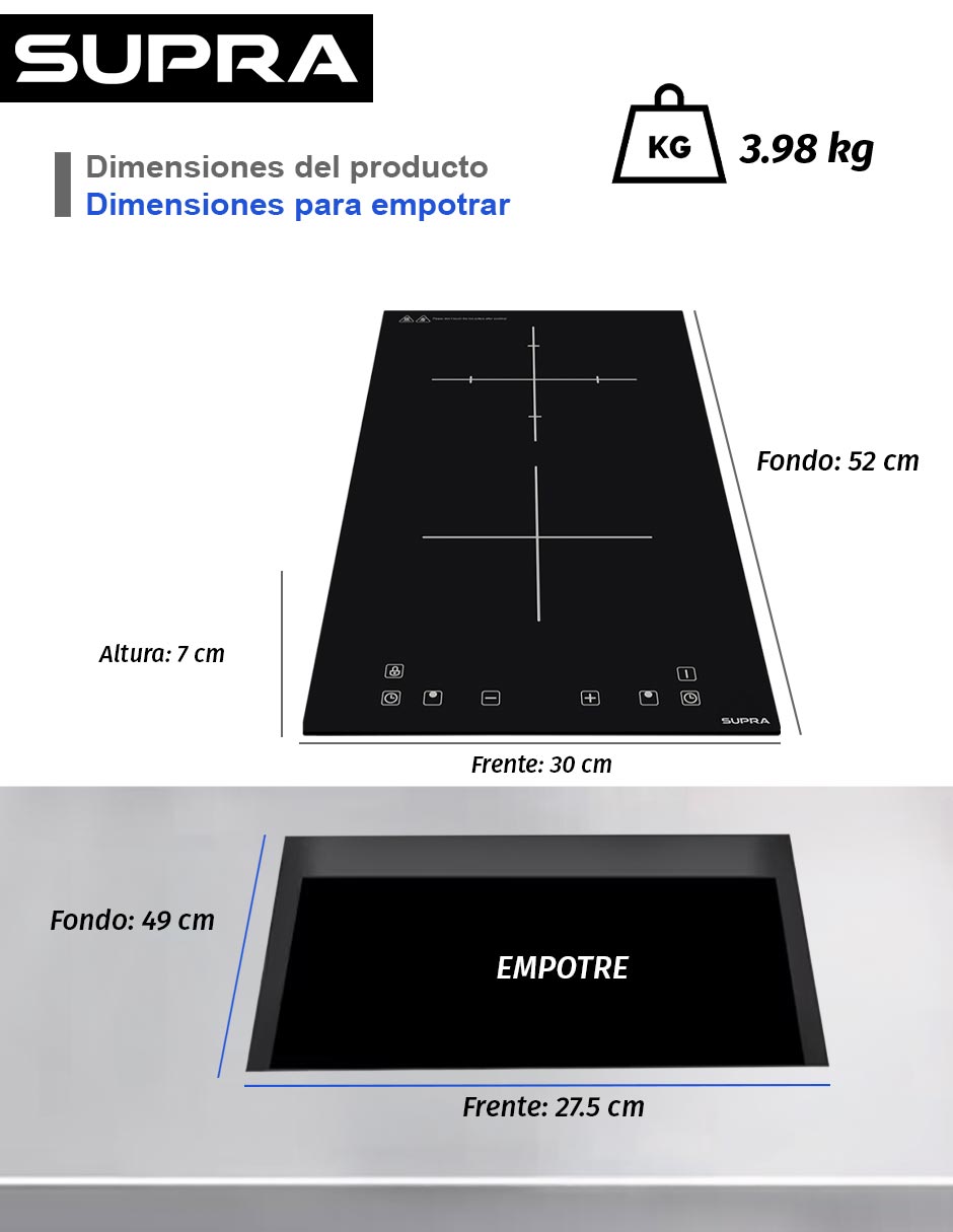 Parrilla a empotrable 11