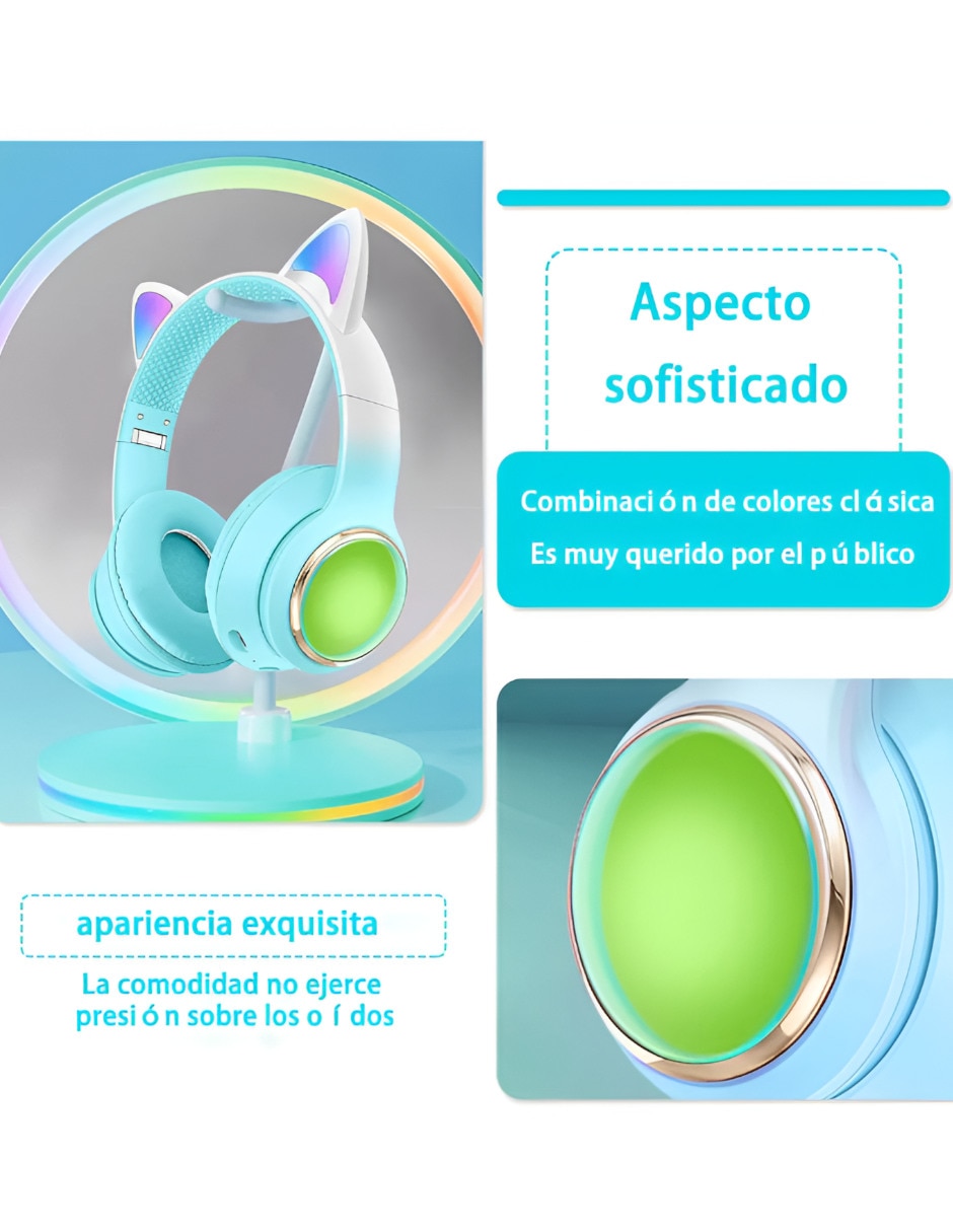 Audífonos Over-Ear alámbricos e inalámbricos con cancelación de ruido