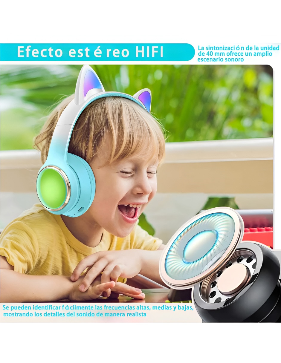 Audífonos Over-Ear alámbricos e inalámbricos con cancelación de ruido