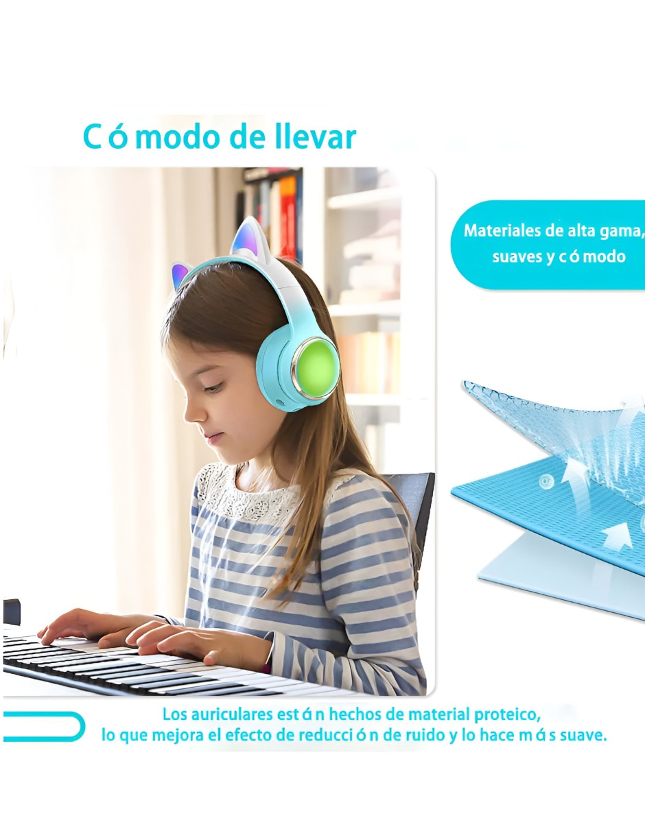 Audífonos Over-Ear alámbricos e inalámbricos con cancelación de ruido