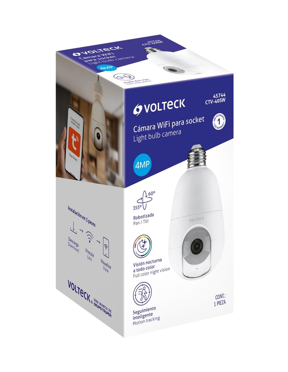 Cámara wi-fi de seguridad modelo alámbrica qhd 350° para interior 5