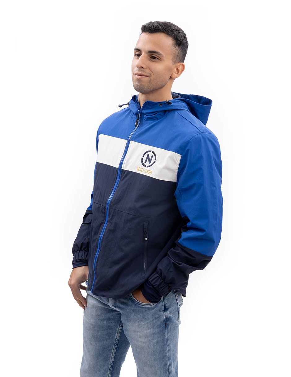 Chamarra casual con capucha para hombre 3