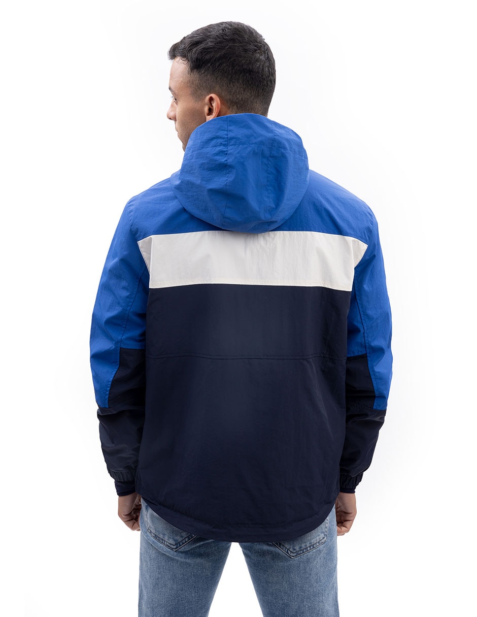 Chamarra casual con capucha para hombre 2