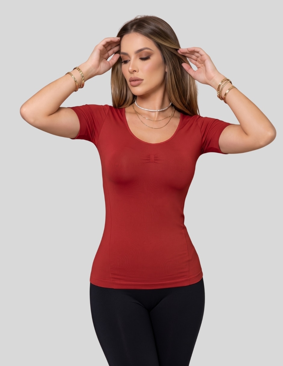 Set blusa manga corta para mujer 1