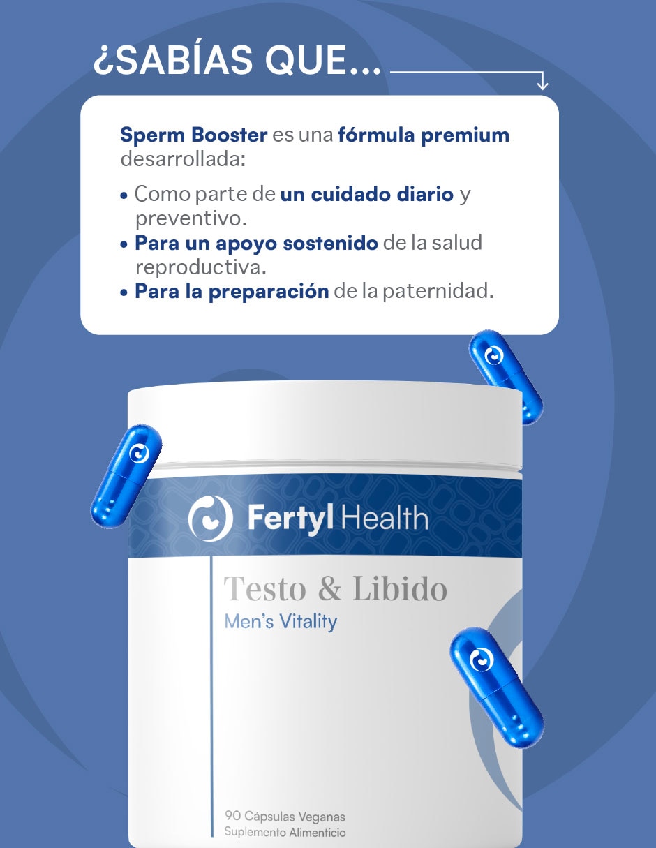 Libido Bienestar Masculino Fertly Health con Tongkat Ali de 90 cápsulas 6