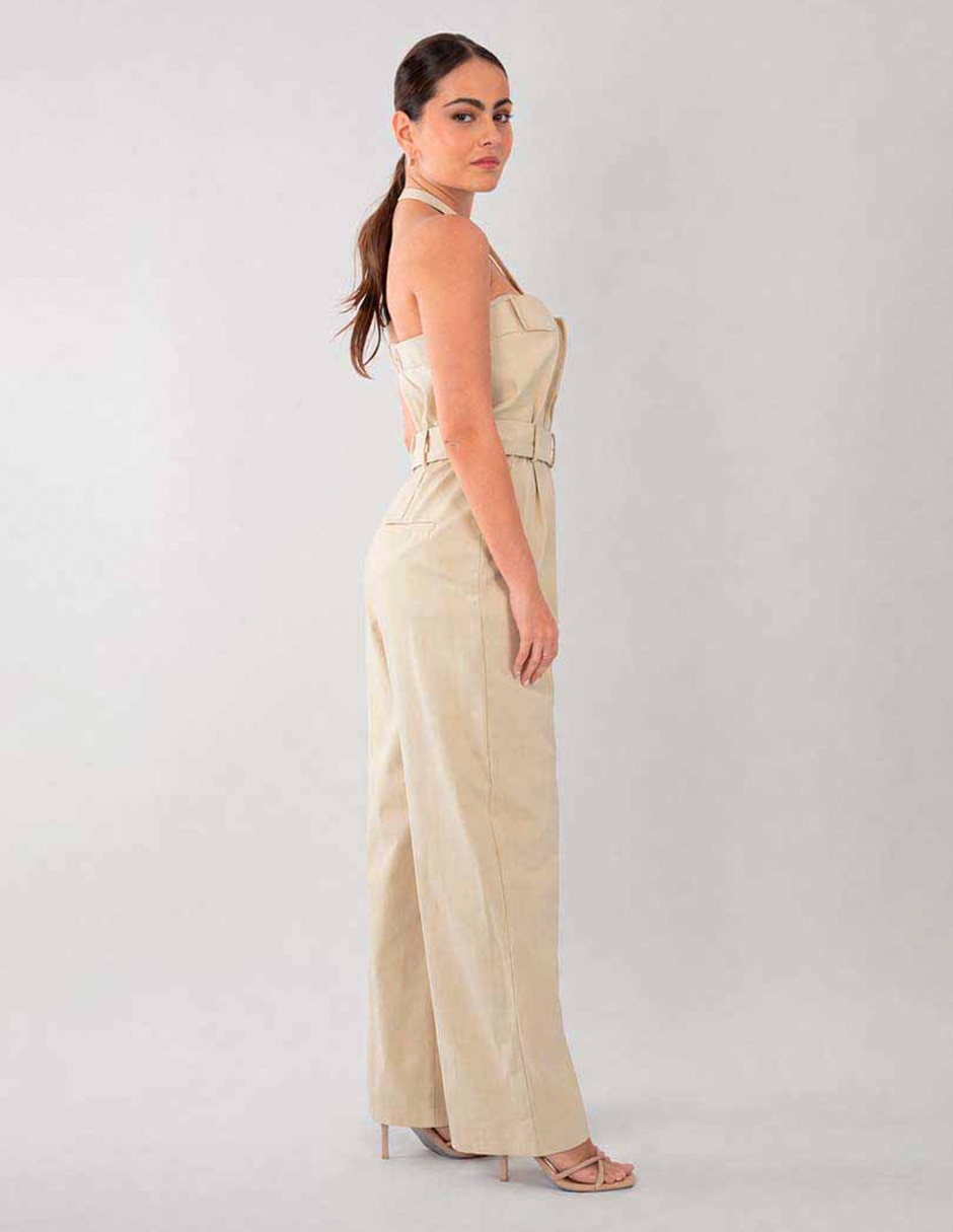 Jumpsuit formal estampado liso para mujer 2