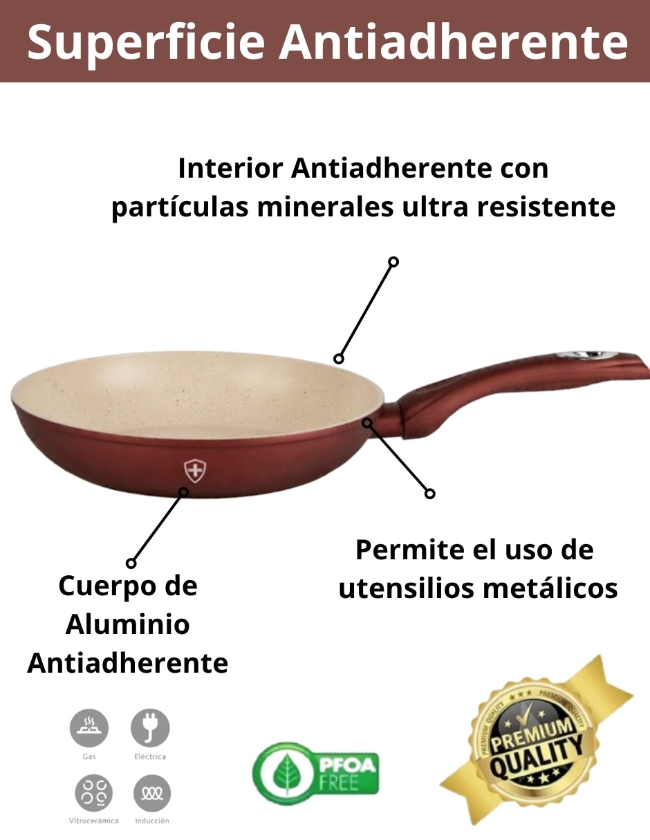 Set de sartenes hsm hsm de aluminio esmaltado 3 piezas 3