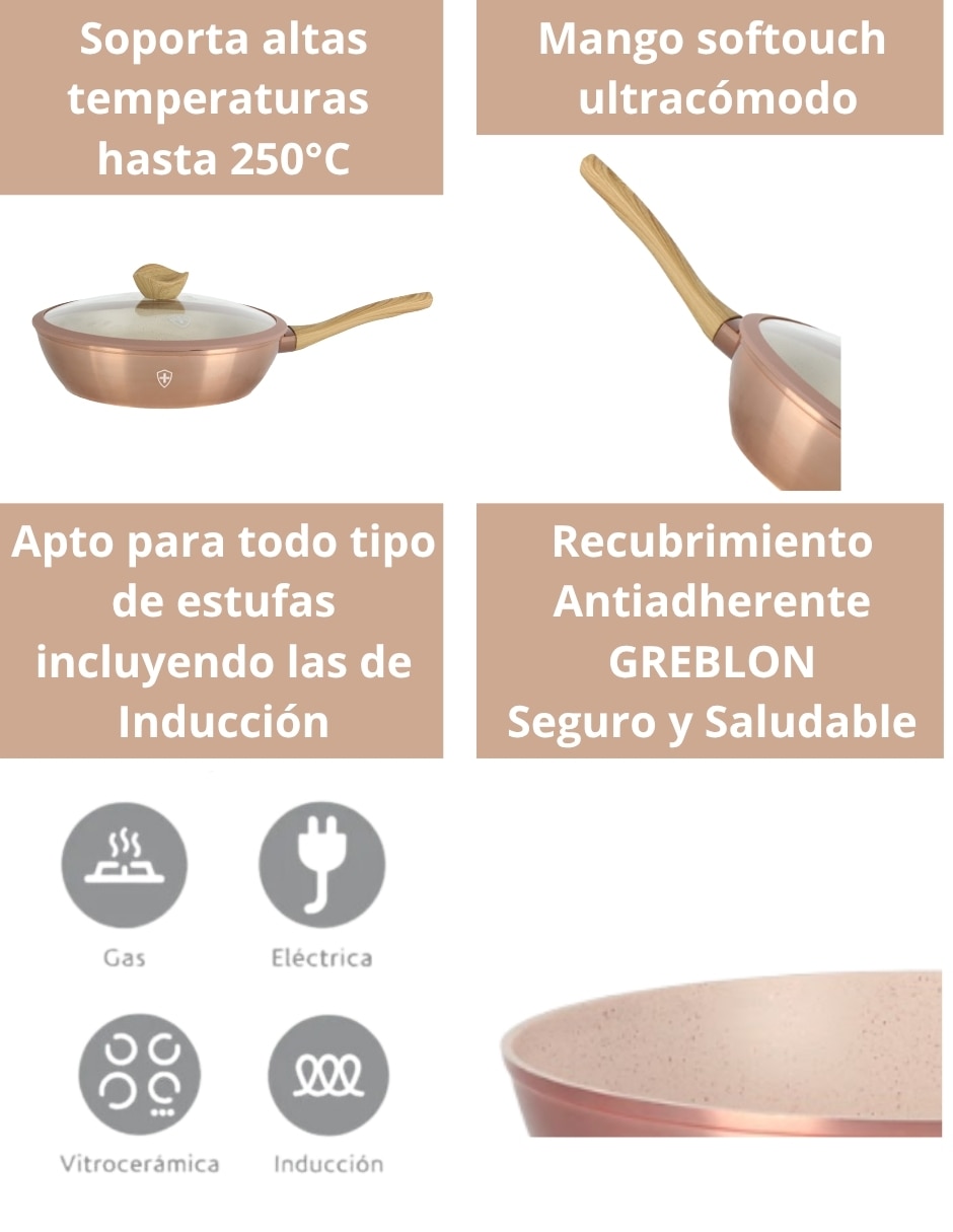 Set de sartenes hsm hsm de aluminio esmaltado 6 piezas 5