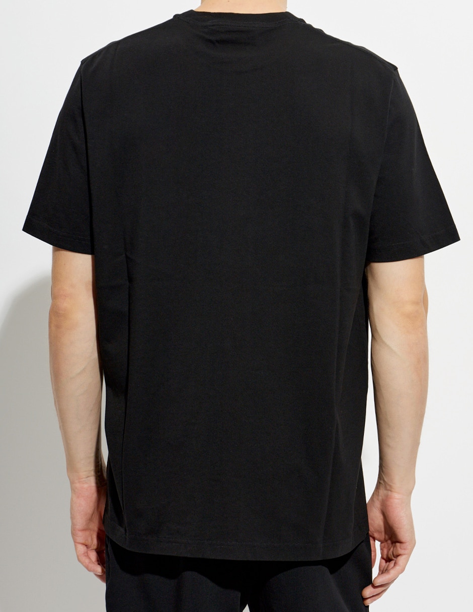 Playera patron gato cuello redondo para hombre 3