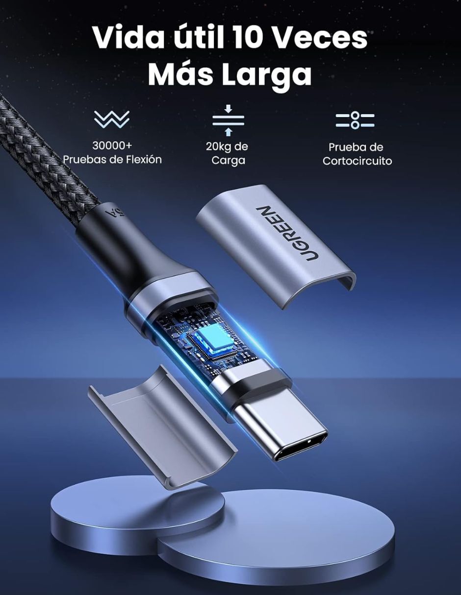 Cable C USB C de 2 m 2