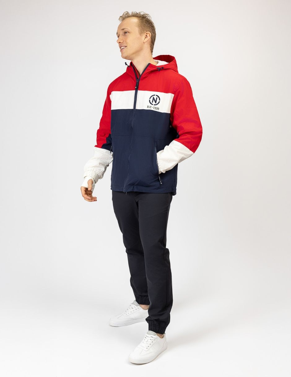 Chamarra casual con capucha para hombre 3
