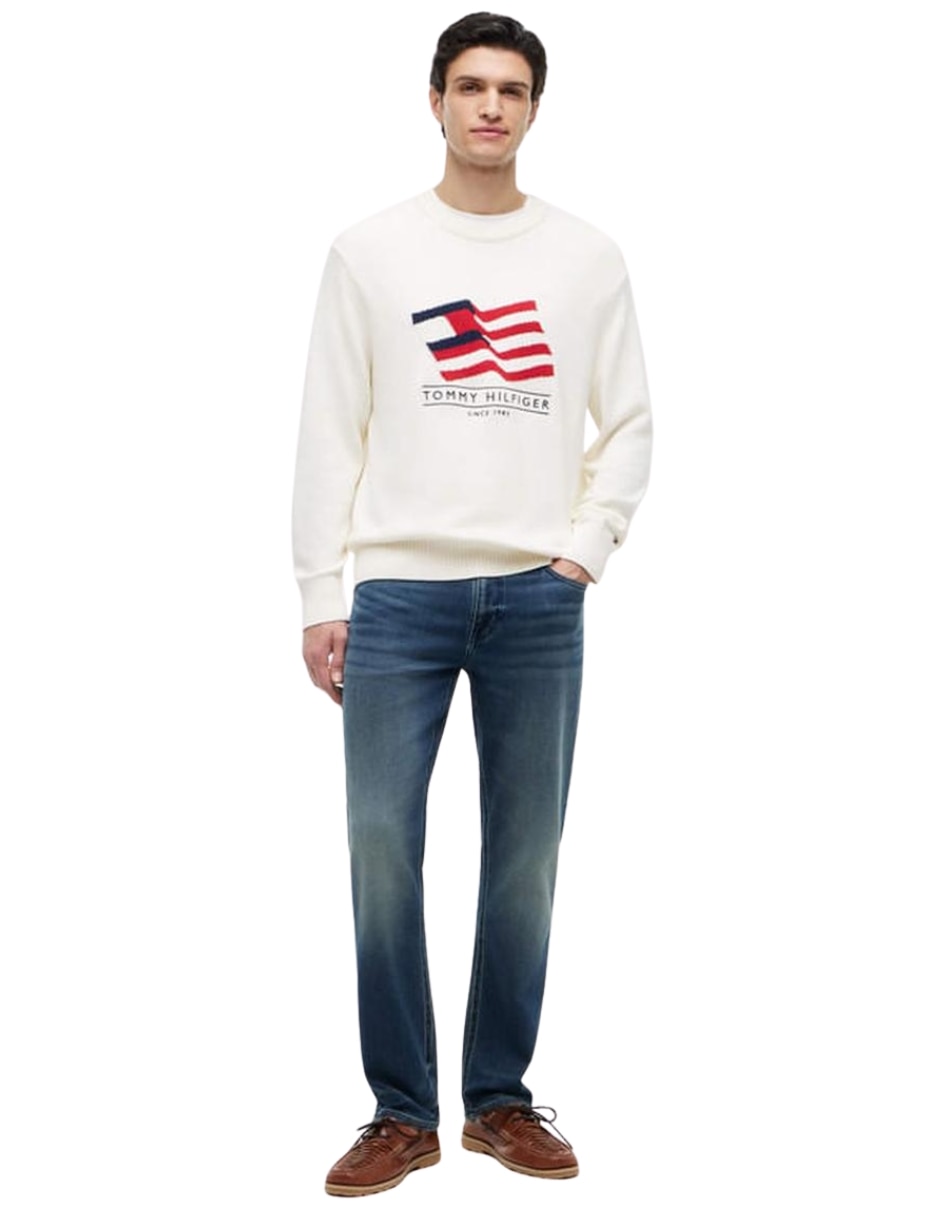 Suéter cuello redondo para hombre 4