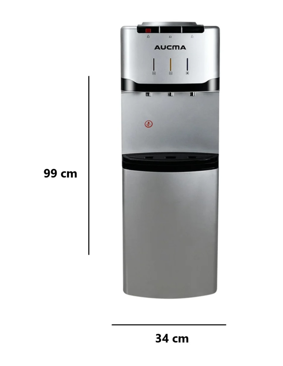 Dispensador de agua eléctrico akwdt-3sxchs 7