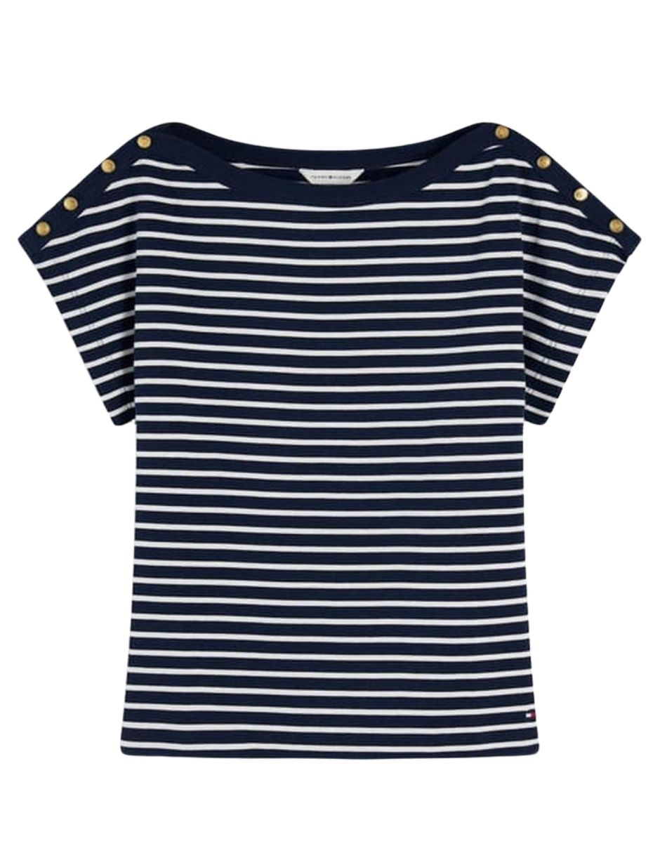 Playera manga corta cuello redondo para mujer 2